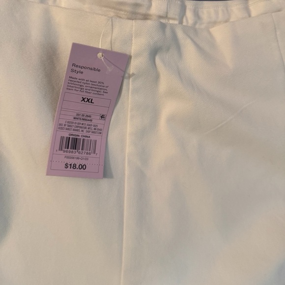 Wild Fable White High Waist Shorts Structured Fit - Picture 4 of 4